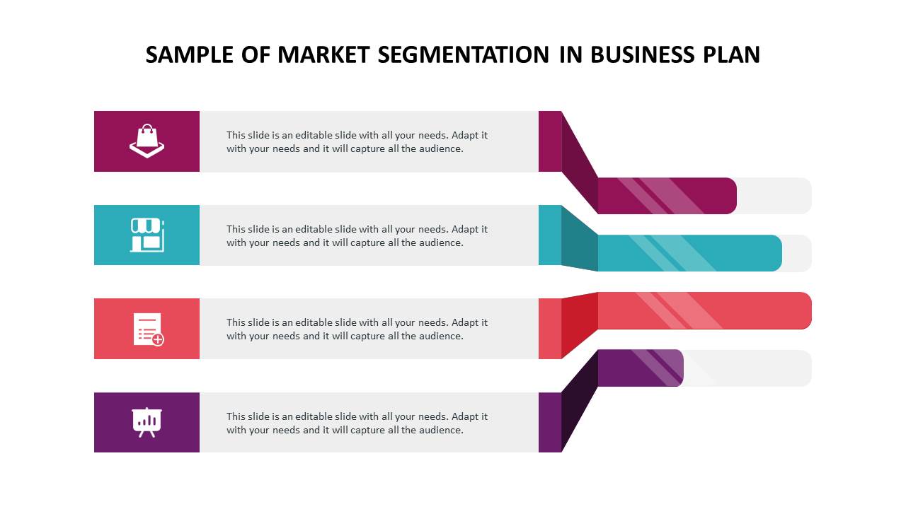 Sample Of Market Segmentation In Business Plan Slides